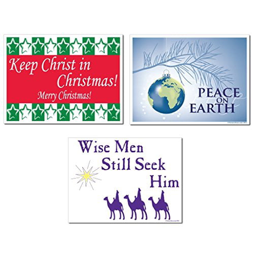Peace On Earth Outdoor Yard Sign Holiday Lawn Decoration